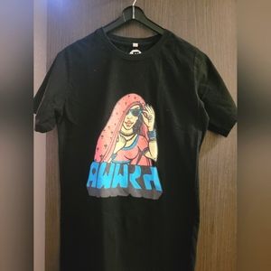 Black quirky Tee shirt